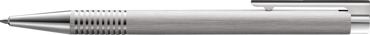 LAMY Stylo à bille en acier inoxydable brossé avec logo - LAM06 Brushed