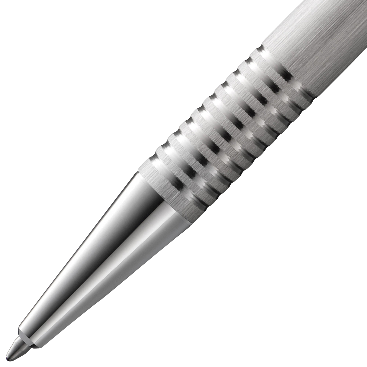 LAMY Stylo à bille en acier inoxydable brossé avec logo - LAM06 Brushed