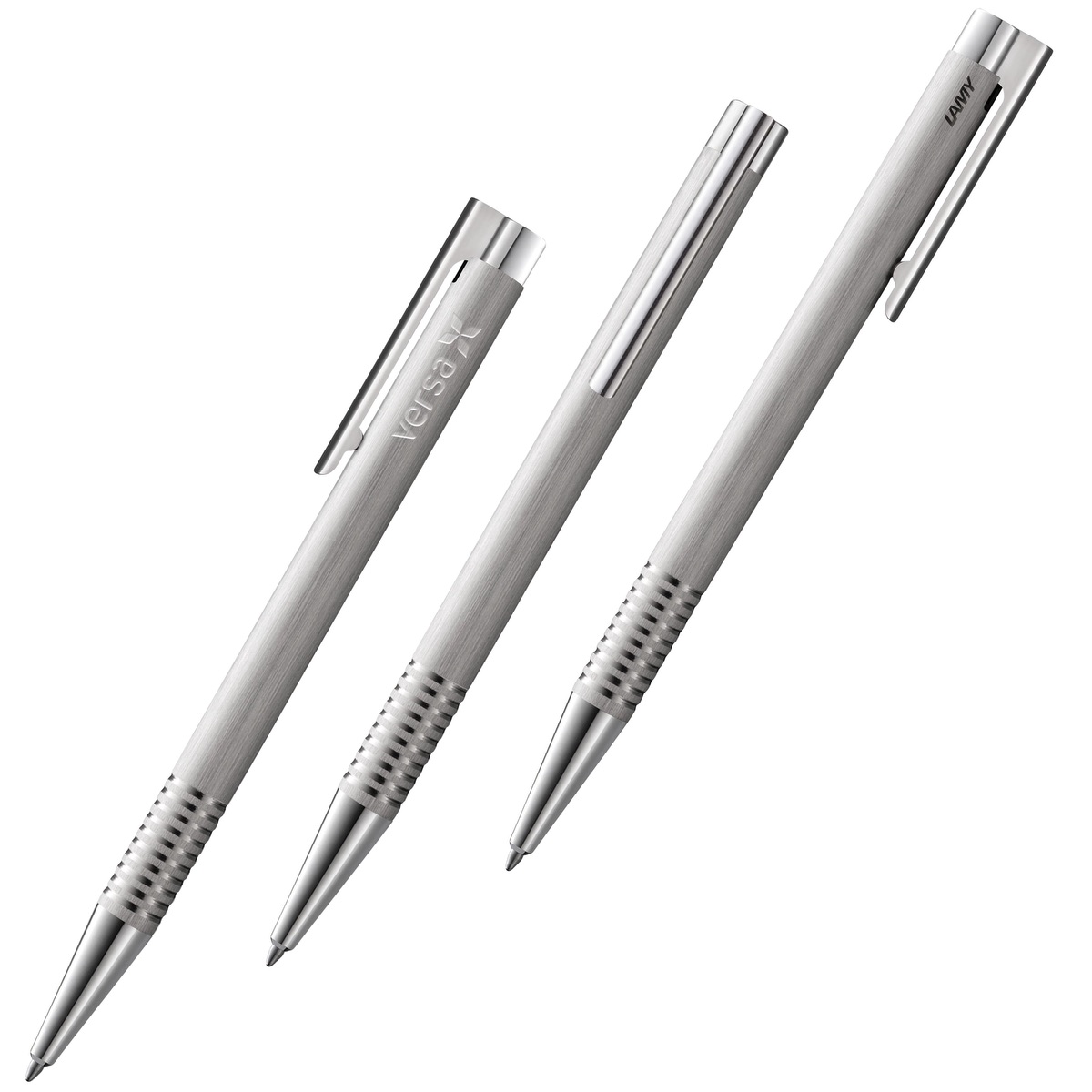 LAMY Stylo à bille en acier inoxydable brossé avec logo - LAM06 chrome