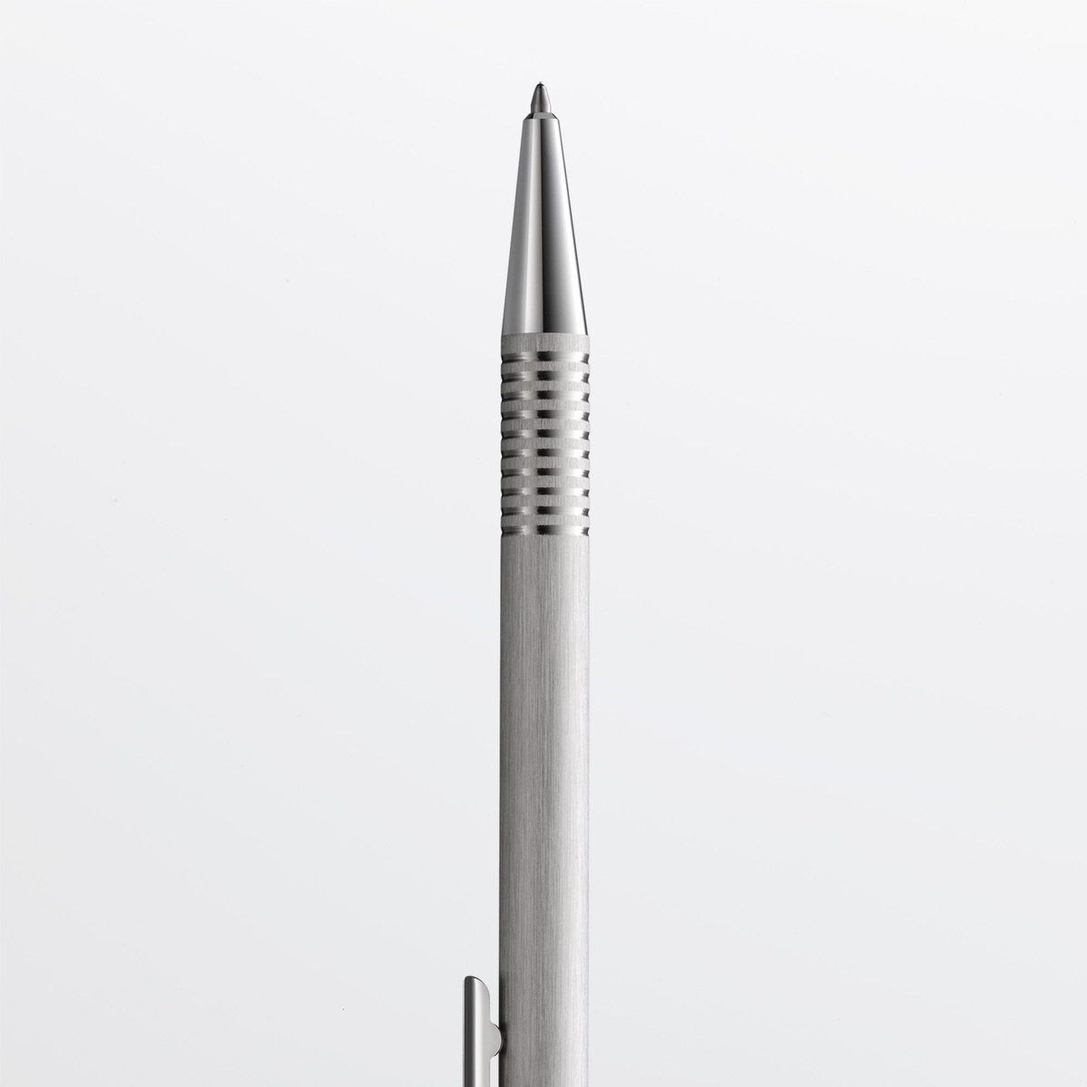 LAMY Stylo à bille en acier inoxydable brossé avec logo - LAM06 Brushed