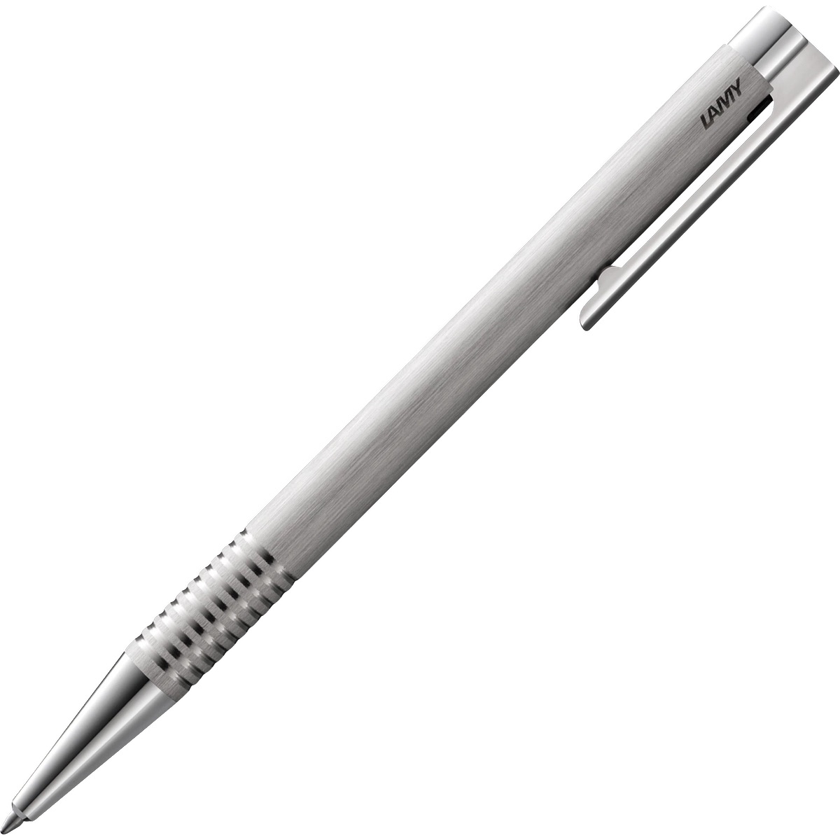 LAMY Stylo à bille en acier inoxydable brossé avec logo - LAM06 Brushed