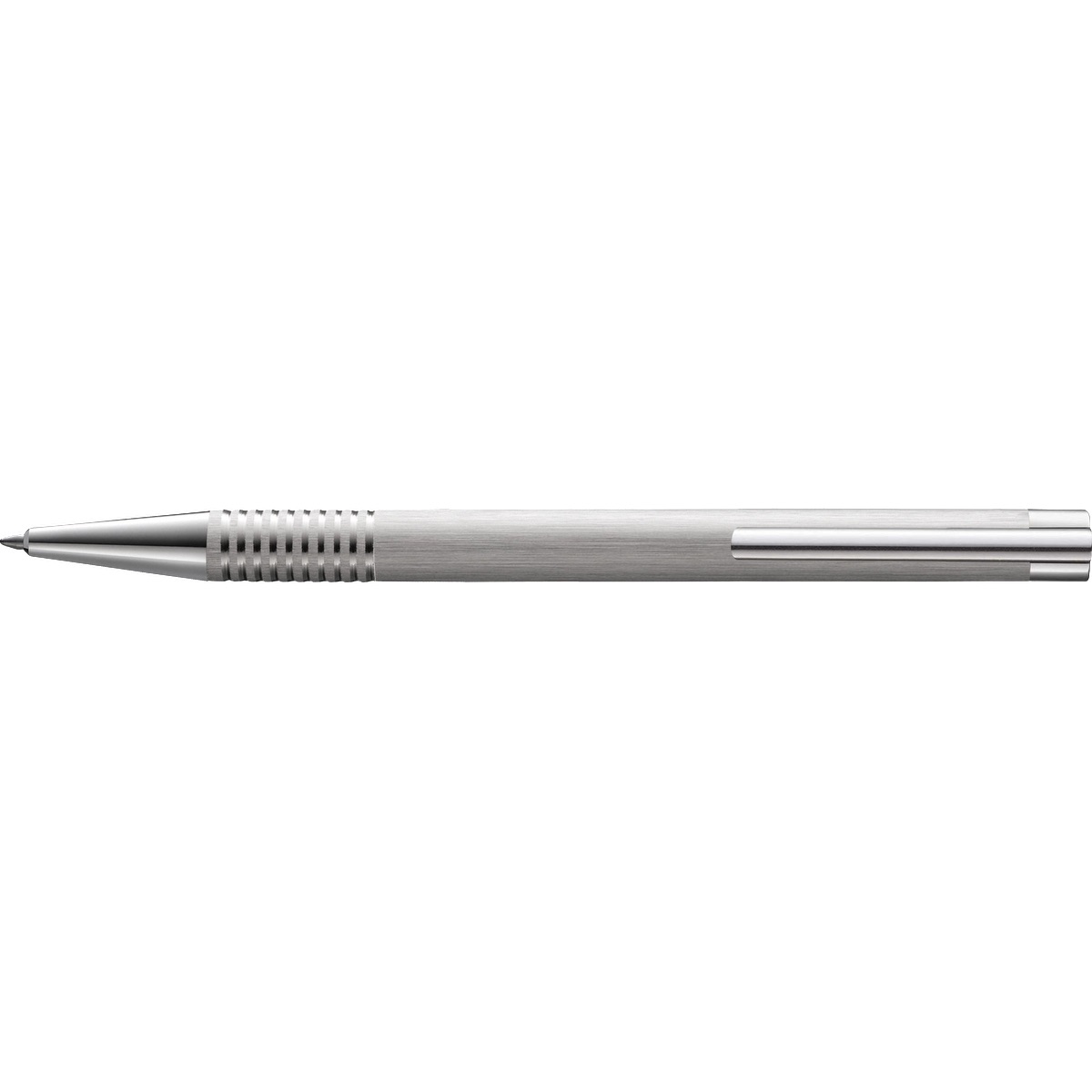LAMY Stylo à bille en acier inoxydable brossé avec logo - LAM06 Brushed