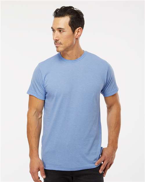 M&O Deluxe Blend T-Shirt - 3541 - 3541M Heather Blue