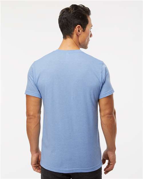 M&O Deluxe Blend T-Shirt - 3541 - 3541M Heather Blue