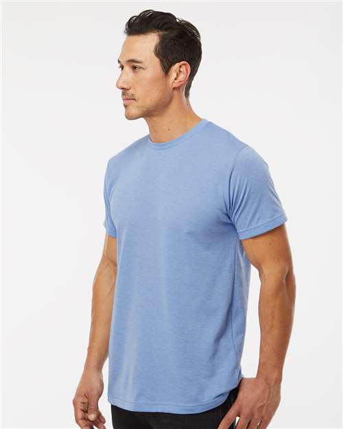 M&O Deluxe Blend T-Shirt - 3541 - 3541M Heather Blue