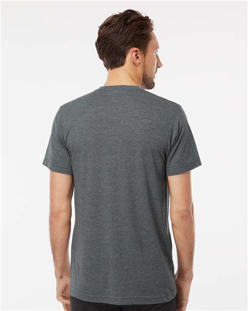 M&O Deluxe Blend T-Shirt - 3541 - 3541M Heather Charcoal