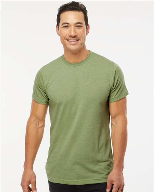M&O Deluxe Blend T-Shirt - 3541 - 3541M Heather Green