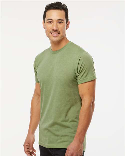 M&O Deluxe Blend T-Shirt - 3541 - 3541M Heather Green