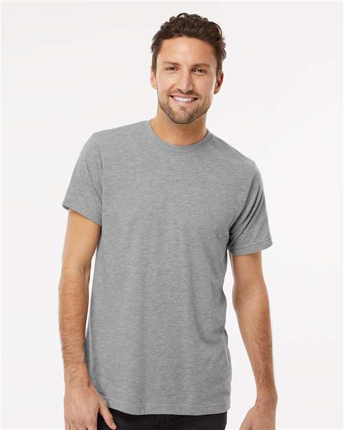M&O Deluxe Blend T-Shirt - 3541 - 3541M Heather Grey
