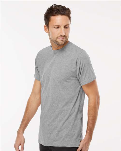 M&O Deluxe Blend T-Shirt - 3541 - 3541M Heather Grey