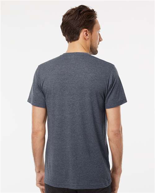 M&O Deluxe Blend T-Shirt - 3541 - 3541M Heather Navy