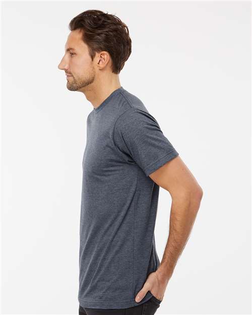 M&O Deluxe Blend T-Shirt - 3541 - 3541M Heather Navy