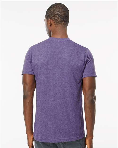 M&O Deluxe Blend T-Shirt - 3541 - 3541M Heather Purple