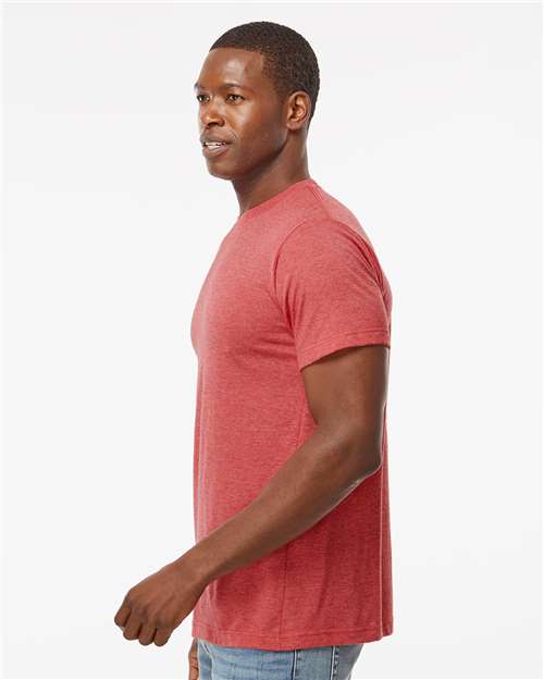M&O Deluxe Blend T-Shirt - 3541 - 3541M Heather Red
