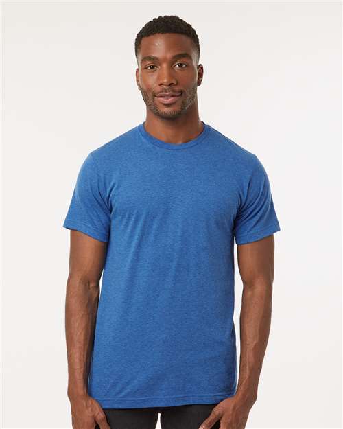 M&O Deluxe Blend T-Shirt - 3541 - 3541M Heather Royal