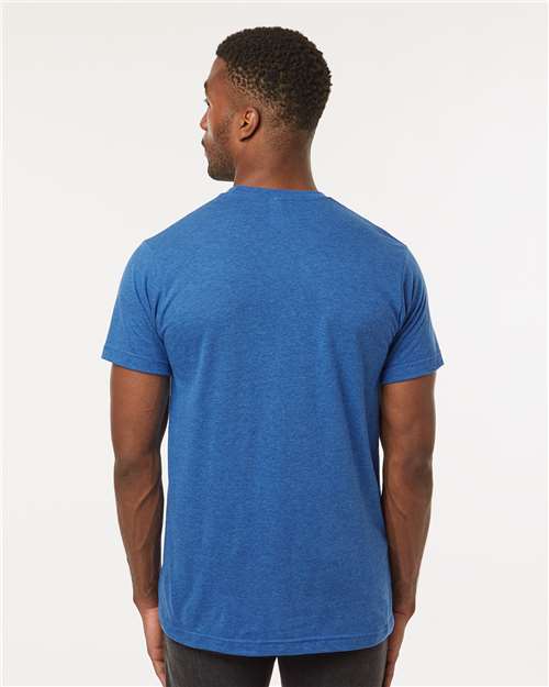 M&O Deluxe Blend T-Shirt - 3541 - 3541M Heather Royal