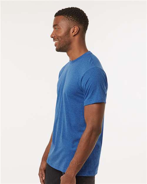 M&O Deluxe Blend T-Shirt - 3541 - 3541M Heather Royal