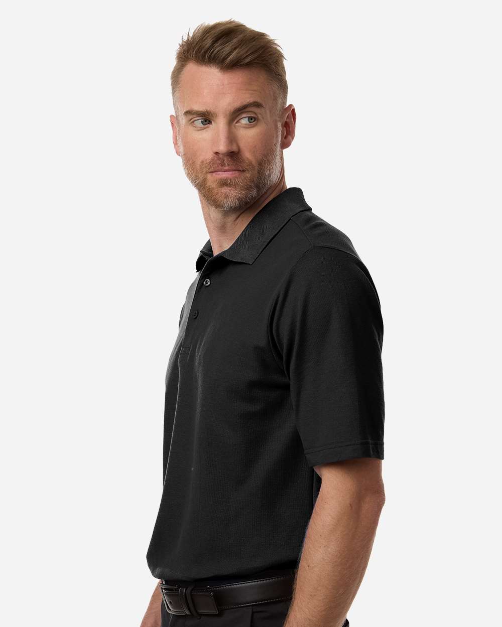 Core365 Men's Tall Resolve CVC Performance Pique Polo - CE106T Black
