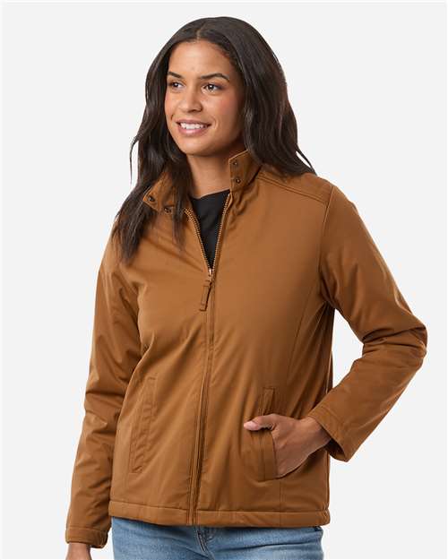Harriton Women's Guardian Insulated Utility Jacket - M781W Duck Brown