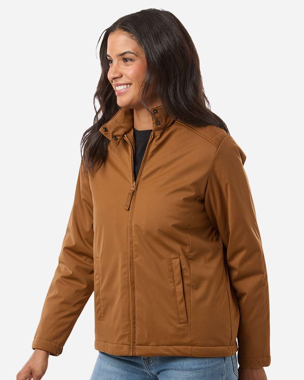 Harriton Women's Guardian Insulated Utility Jacket - M781W Duck Brown
