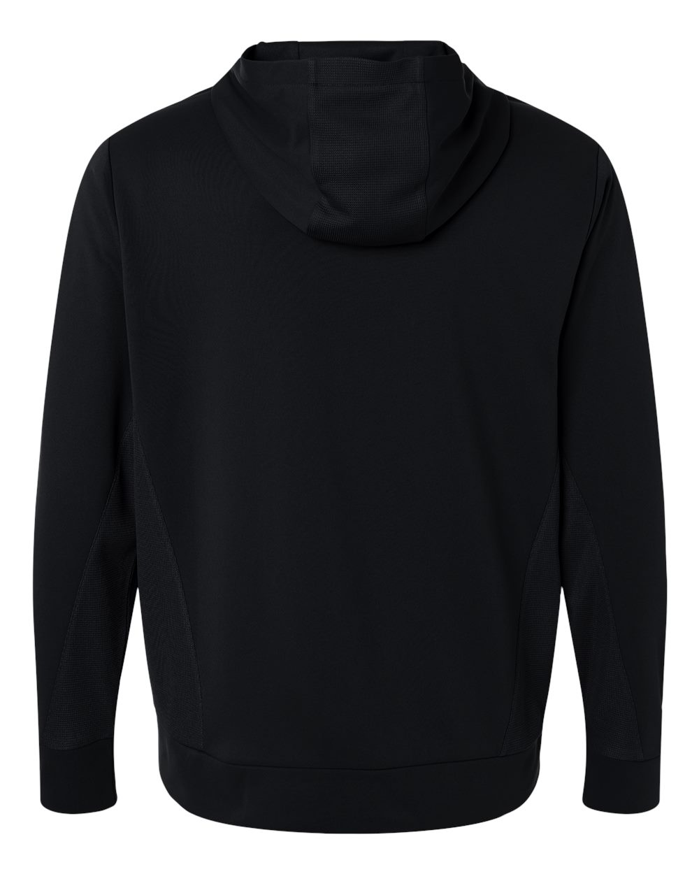 Team 365 Unisex Squad Hooded Tech Fleece Pullover - TT400 Black