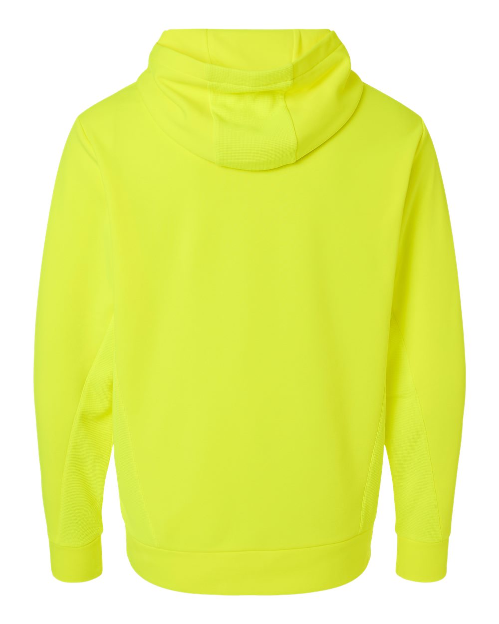 Team 365 Unisex Squad Hooded Tech Fleece Pullover - TT400 Safety Yellow