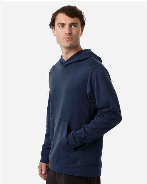 Team 365 Unisex Squad Hooded Tech Fleece Pullover - TT400 Sport Dark Navy