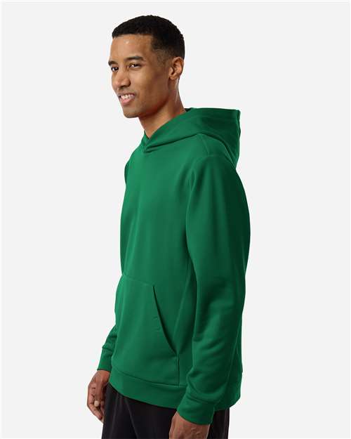 Team 365 Unisex Squad Hooded Tech Fleece Pullover - TT400 Sport Forest