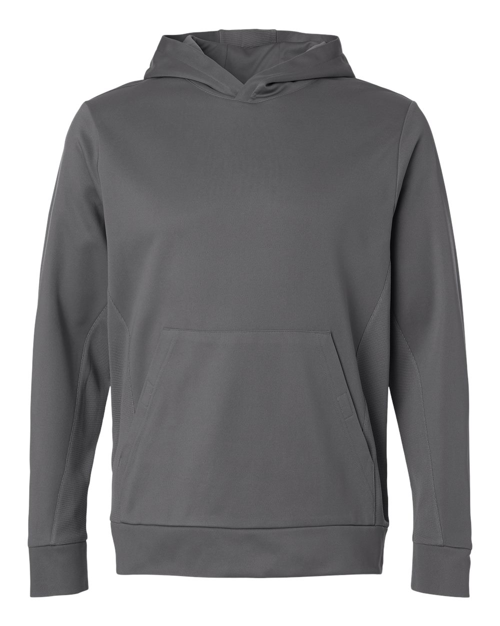 Team 365 Unisex Squad Hooded Tech Fleece Pullover - TT400 Sport Graphite
