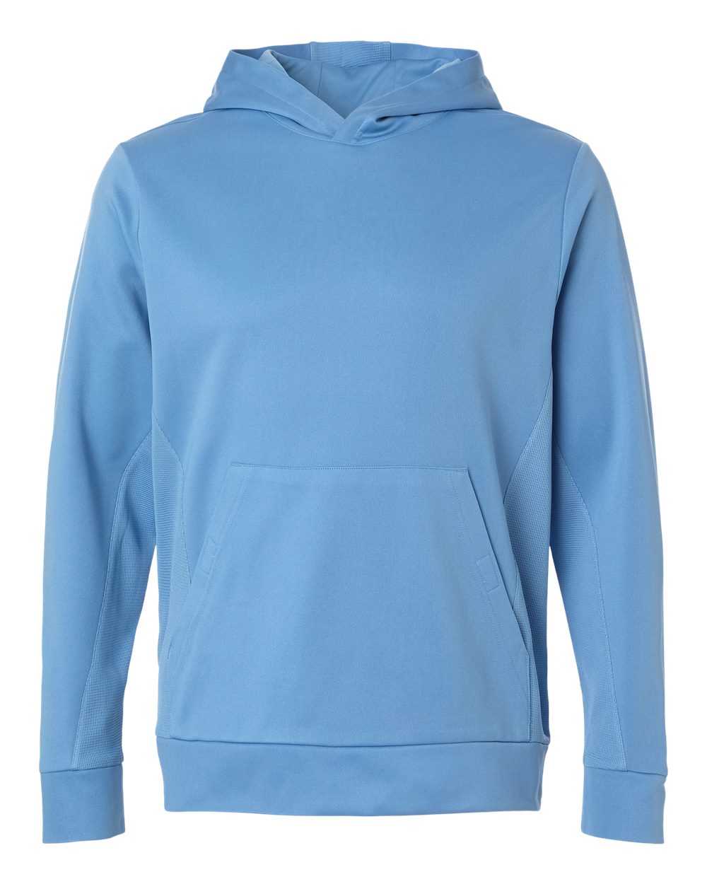 Team 365 Unisex Squad Hooded Tech Fleece Pullover - TT400 Sport Light Blue