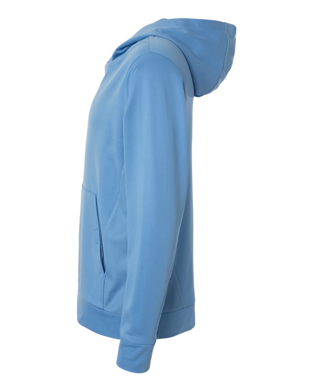 Team 365 Unisex Squad Hooded Tech Fleece Pullover - TT400 Sport Light Blue