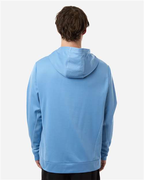 Team 365 Unisex Squad Hooded Tech Fleece Pullover - TT400 Sport Light Blue