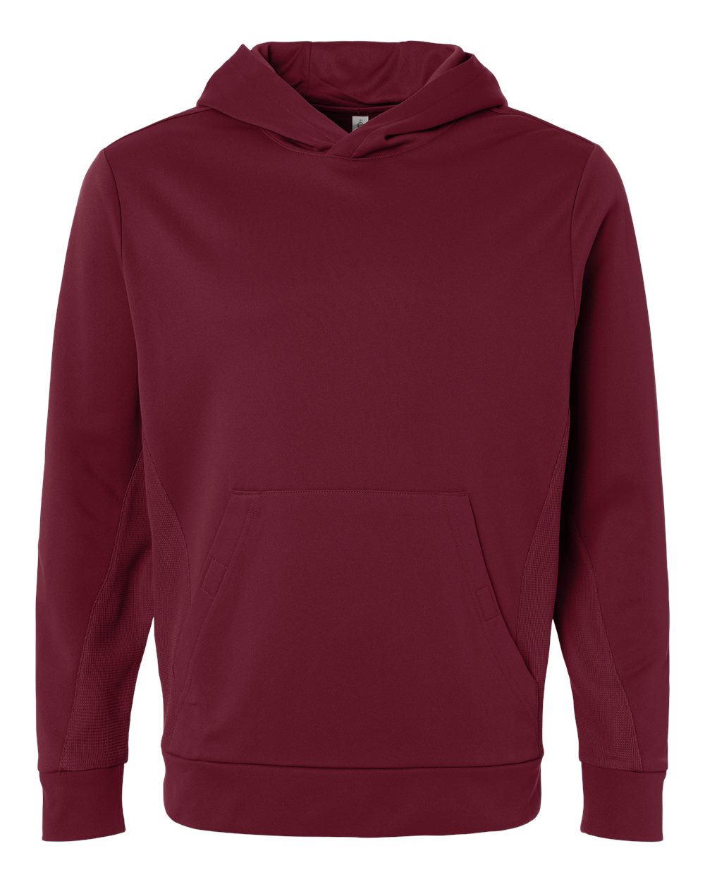 Team 365 Unisex Squad Hooded Tech Fleece Pullover - TT400 Sport Maroon