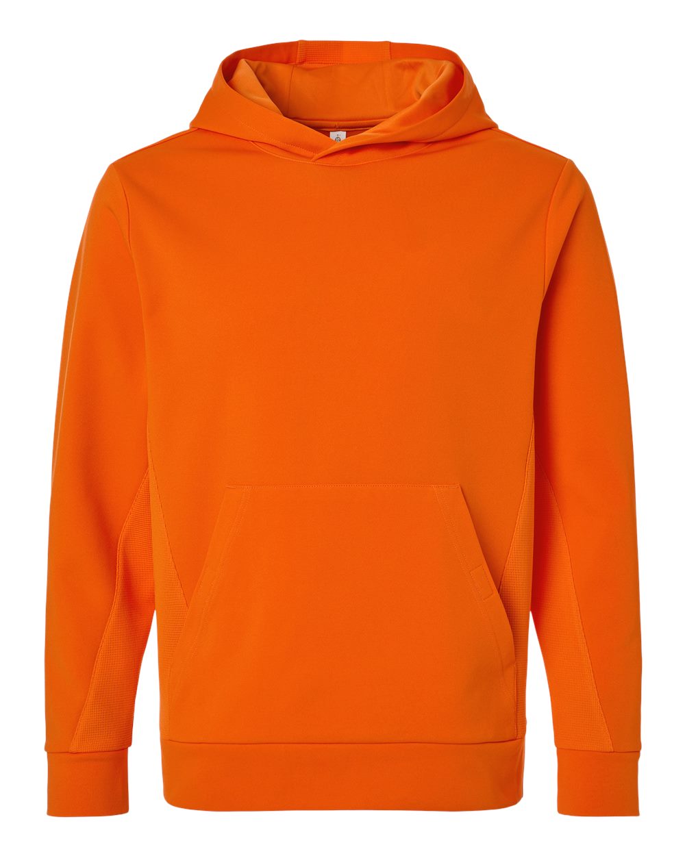 Team 365 Unisex Squad Hooded Tech Fleece Pullover - TT400 Sport Orange
