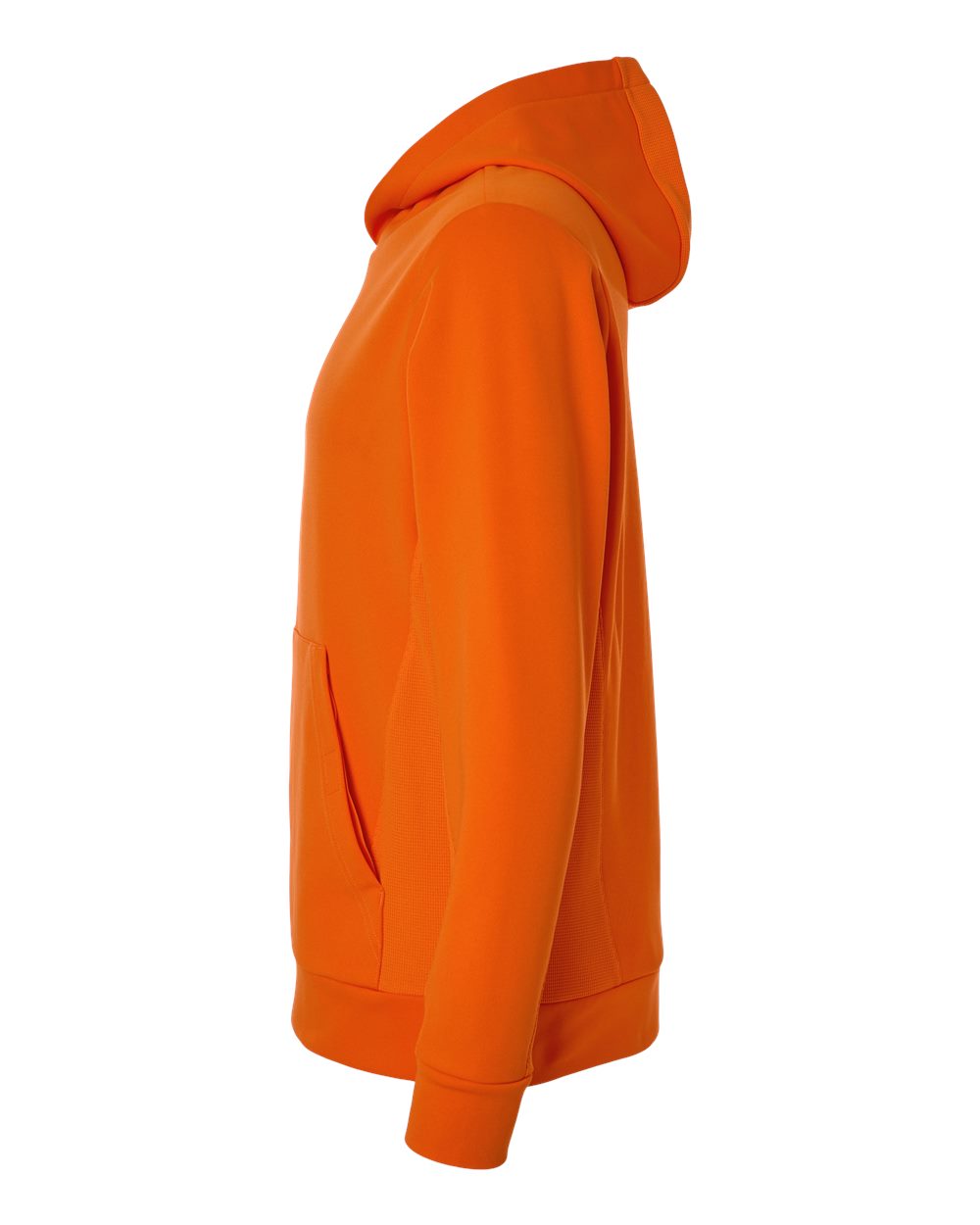 Team 365 Unisex Squad Hooded Tech Fleece Pullover - TT400 Sport Orange