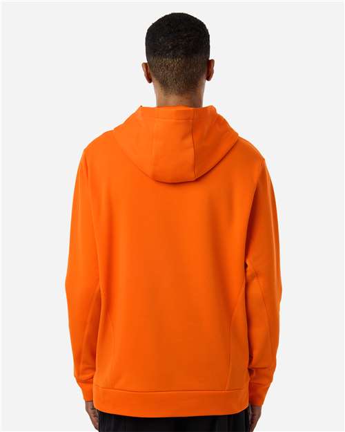 Team 365 Unisex Squad Hooded Tech Fleece Pullover - TT400 Sport Orange