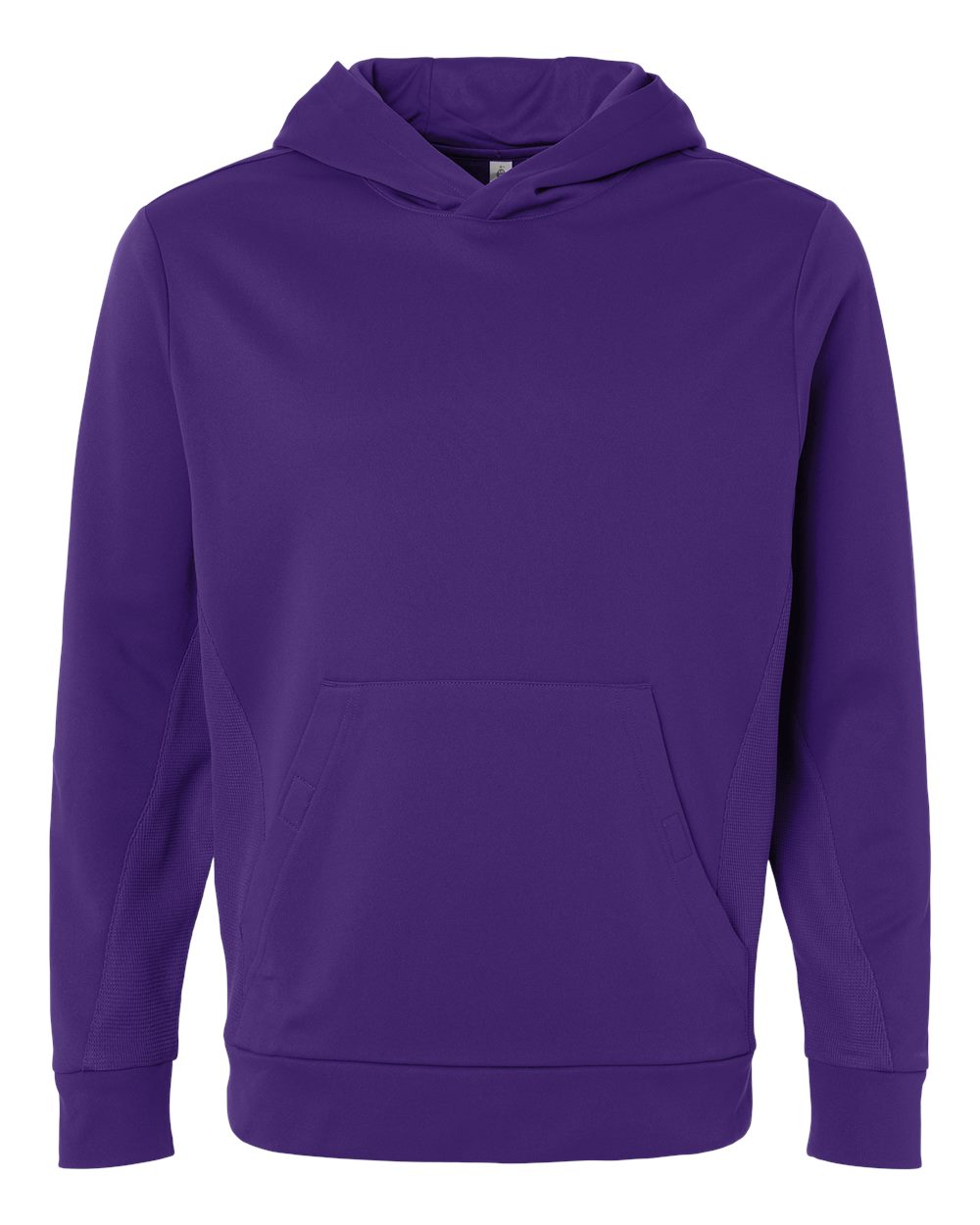 Team 365 Unisex Squad Hooded Tech Fleece Pullover - TT400 Sport Purple