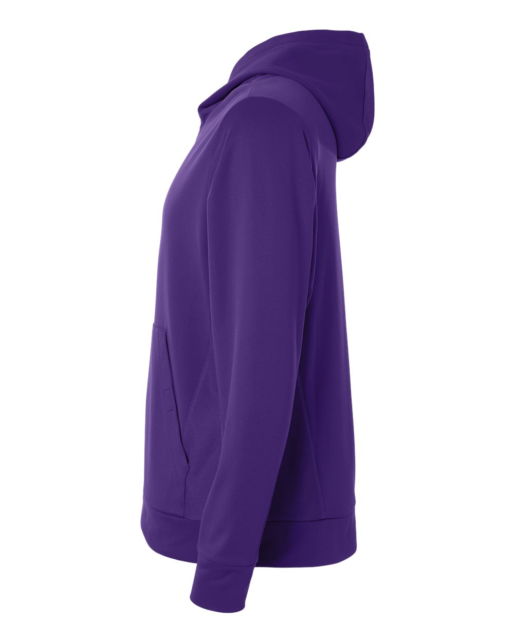 Team 365 Unisex Squad Hooded Tech Fleece Pullover - TT400 Sport Purple