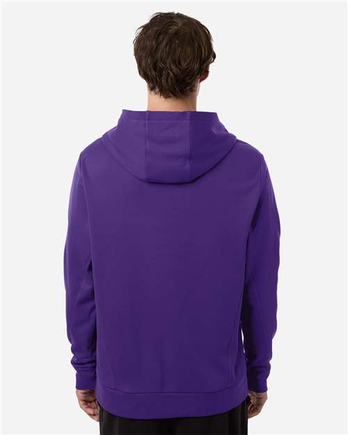 Team 365 Unisex Squad Hooded Tech Fleece Pullover - TT400 Sport Purple