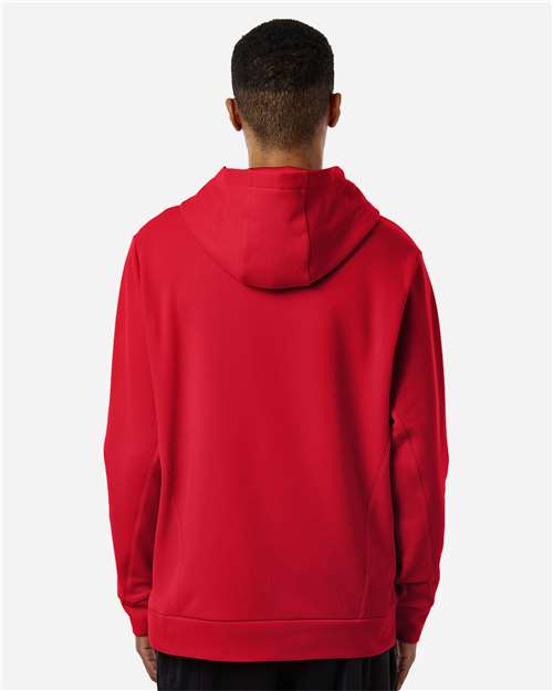 Team 365 Unisex Squad Hooded Tech Fleece Pullover - TT400 Sport Red