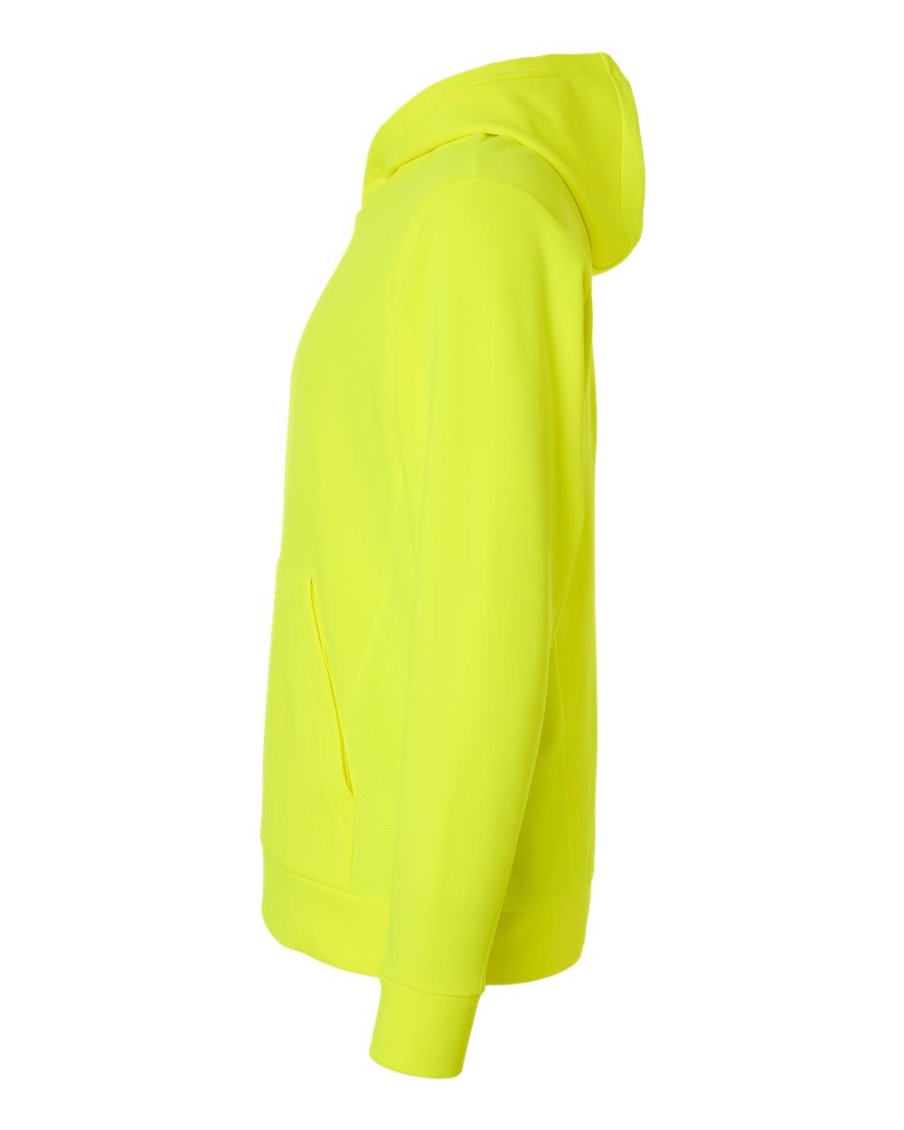 Team 365 Unisex Squad Hooded Tech Fleece Pullover - TT400 Safety Yellow