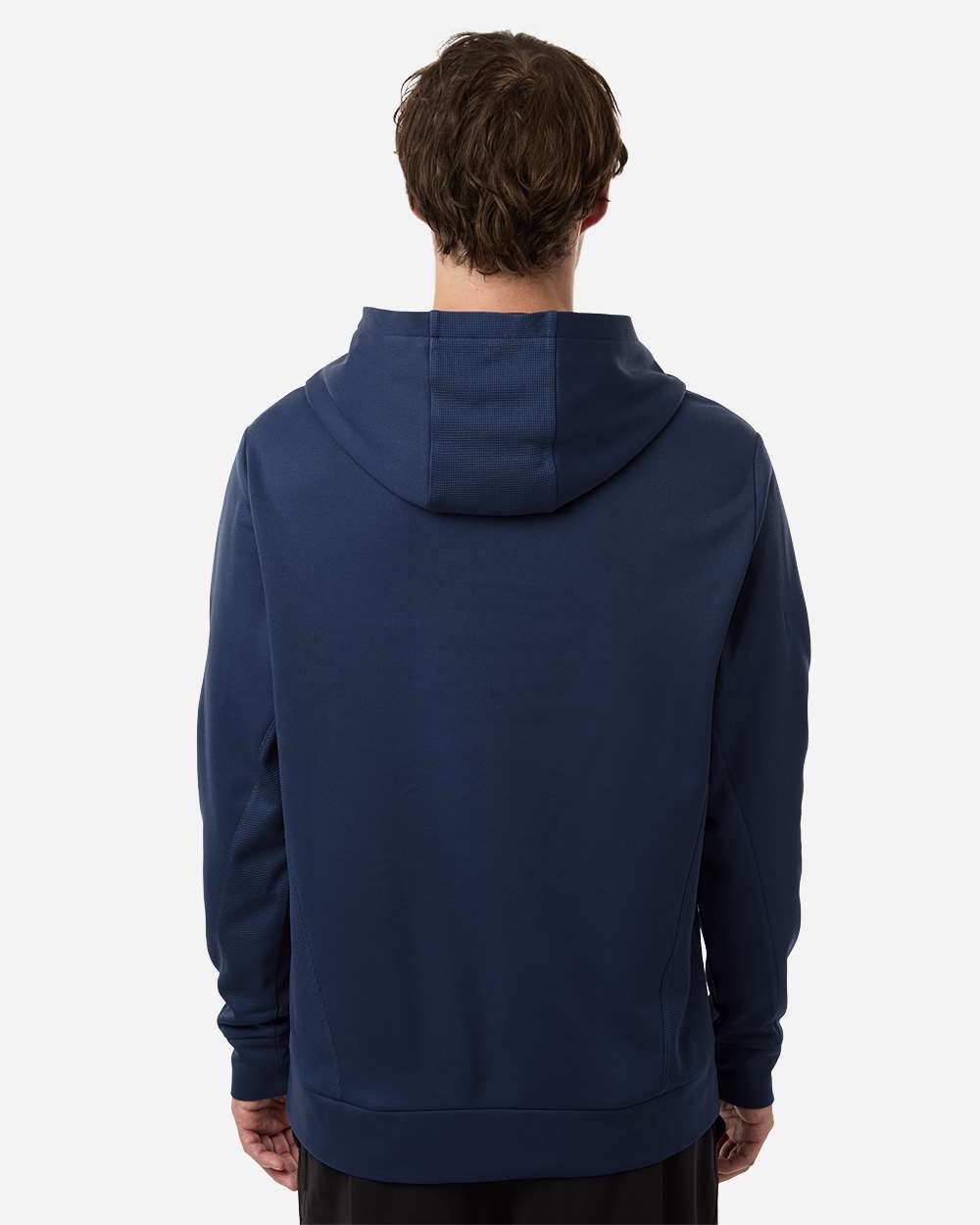 Team 365 Unisex Squad Hooded Tech Fleece Pullover - TT400 Sport Dark Navy