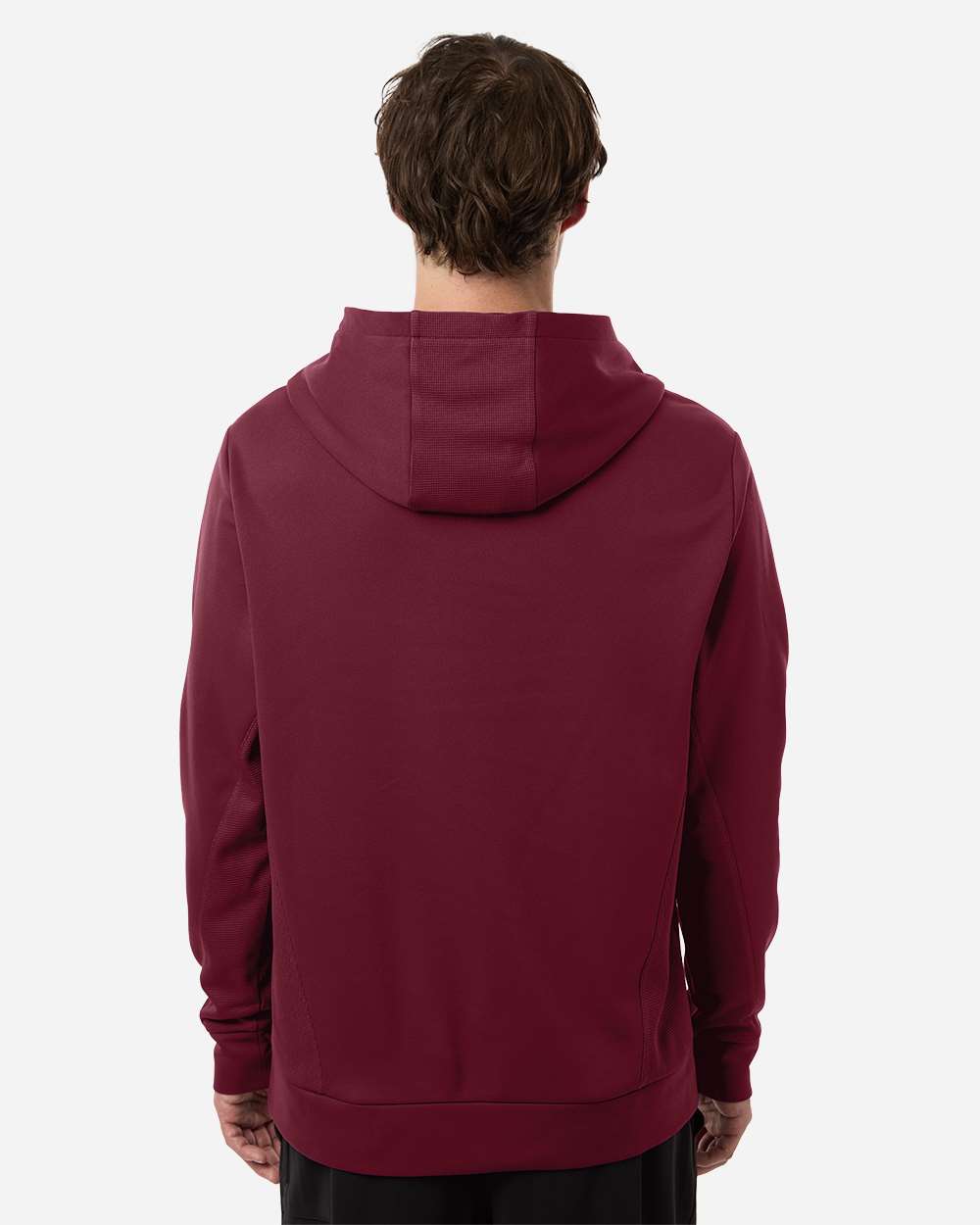 Team 365 Unisex Squad Hooded Tech Fleece Pullover - TT400 Sport Maroon
