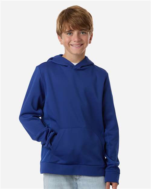 Team 365 Youth Squad Hooded Tech Fleece Pullover - TT400Y Sport Royal