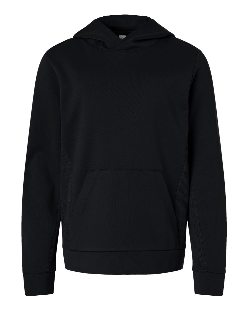 Team 365 Youth Squad Hooded Tech Fleece Pullover - TT400Y Black