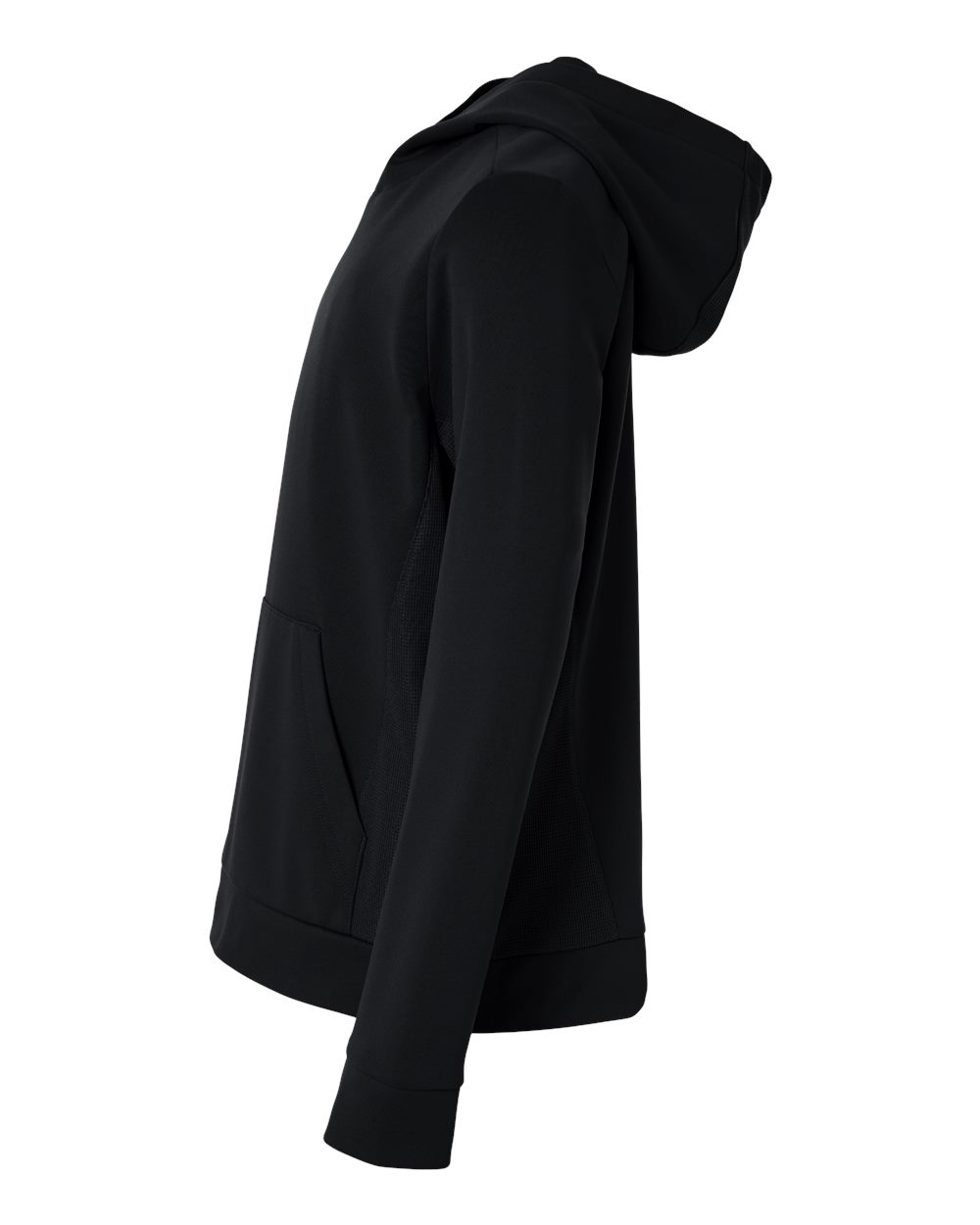 Team 365 Youth Squad Hooded Tech Fleece Pullover - TT400Y Black