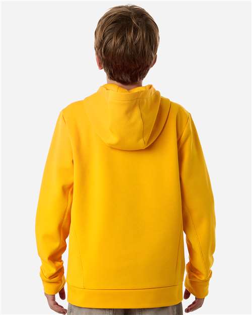 Team 365 Youth Squad Hooded Tech Fleece Pullover - TT400Y Sport Athletic Gold