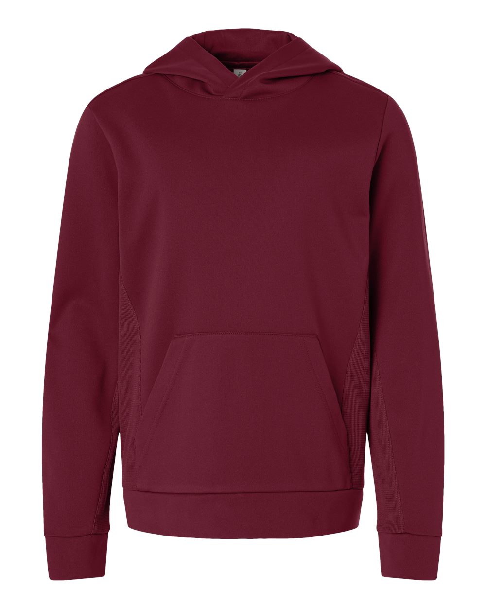 Team 365 Youth Squad Hooded Tech Fleece Pullover - TT400Y Sport Maroon
