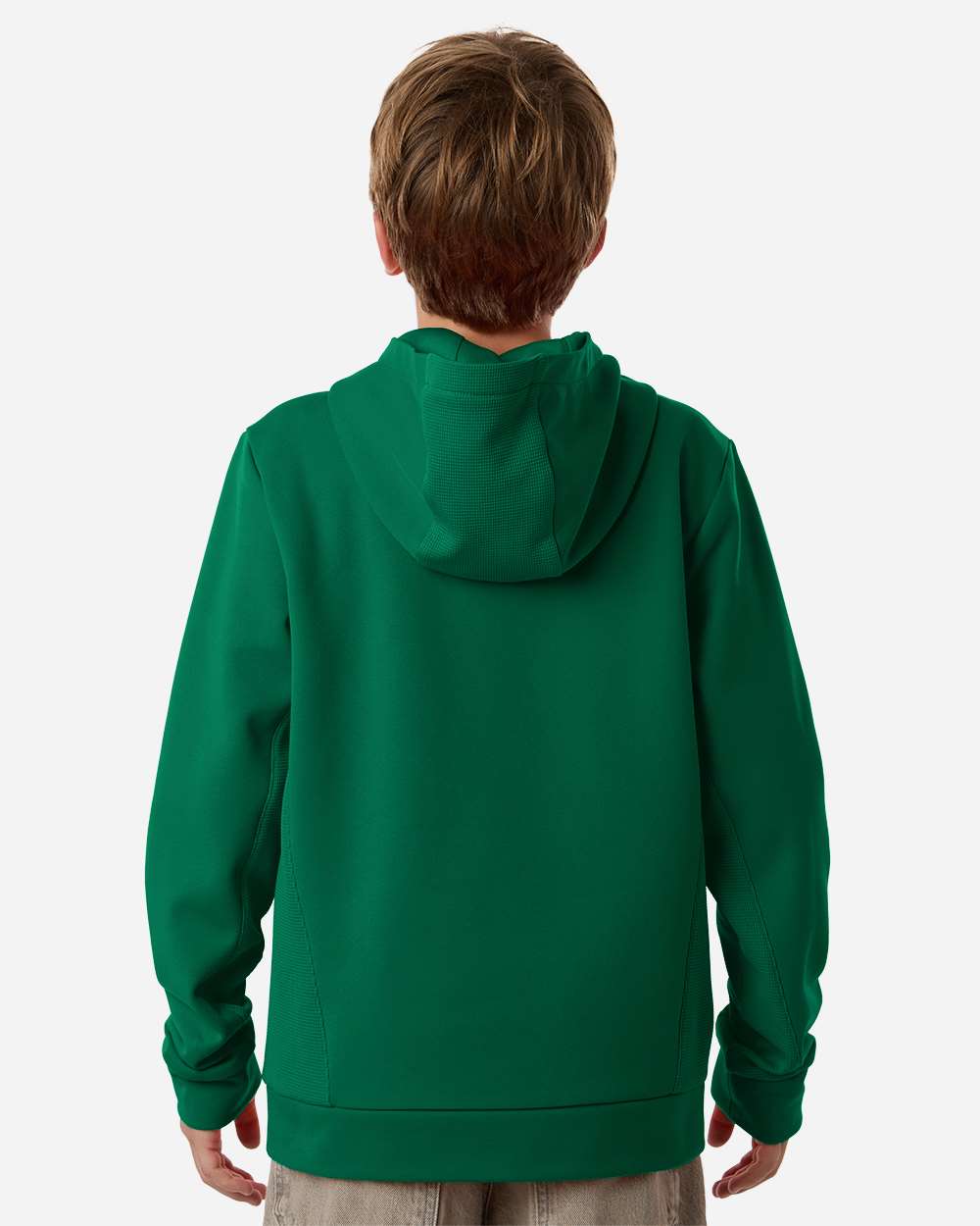 Team 365 Youth Squad Hooded Tech Fleece Pullover - TT400Y Sport Forest