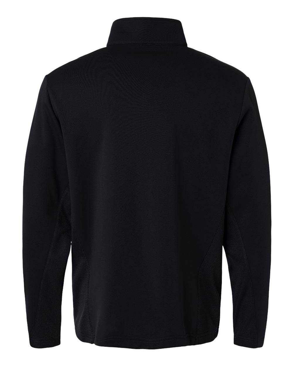 Team 365 Unisex Squad Cadet Quarter-Zip Tech Fleece Pullover - TT401 Black